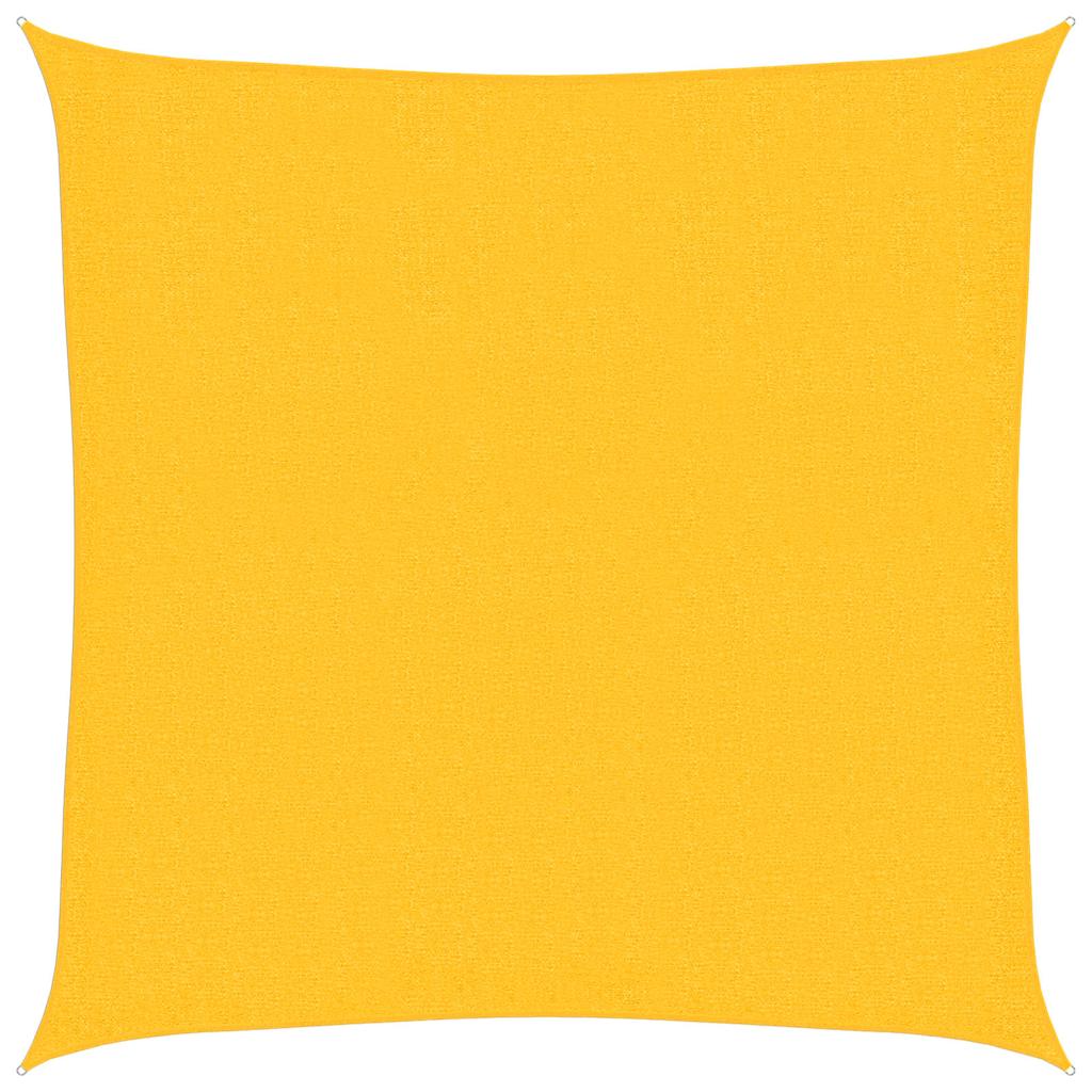 Vidaxl Zonnezeil 160 g m² 3x3 M HDPE Gelb