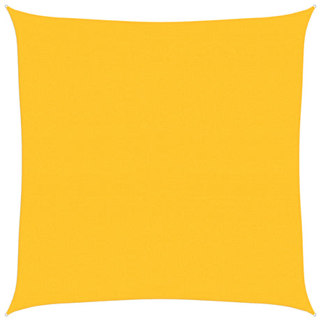 Vidaxl zonnezeil 160 g m² vierkant 6x6 m hdpe geel