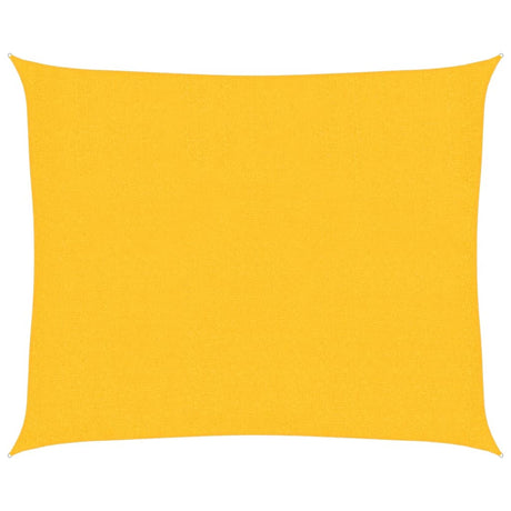 Vidaxl Zonnezeil 160 g m² 2,5 x 3 M HDPE -Gelb