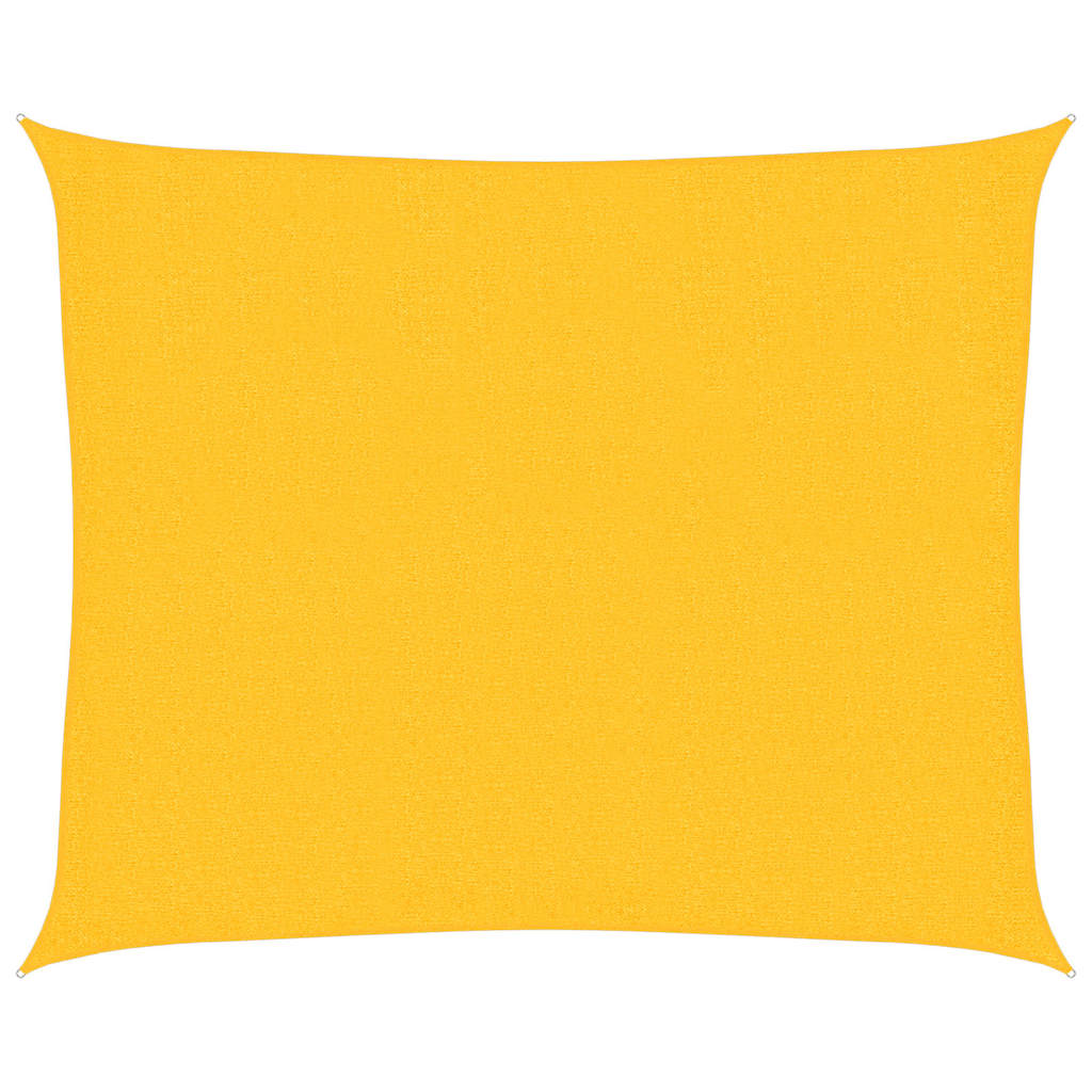 Vidaxl Zonnezeil 160 g m² 2,5 x 3 M HDPE -Gelb