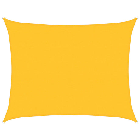 Vidaxl zonnezeil 160 g m² rechthoekig 6x7 m hdpe geel
