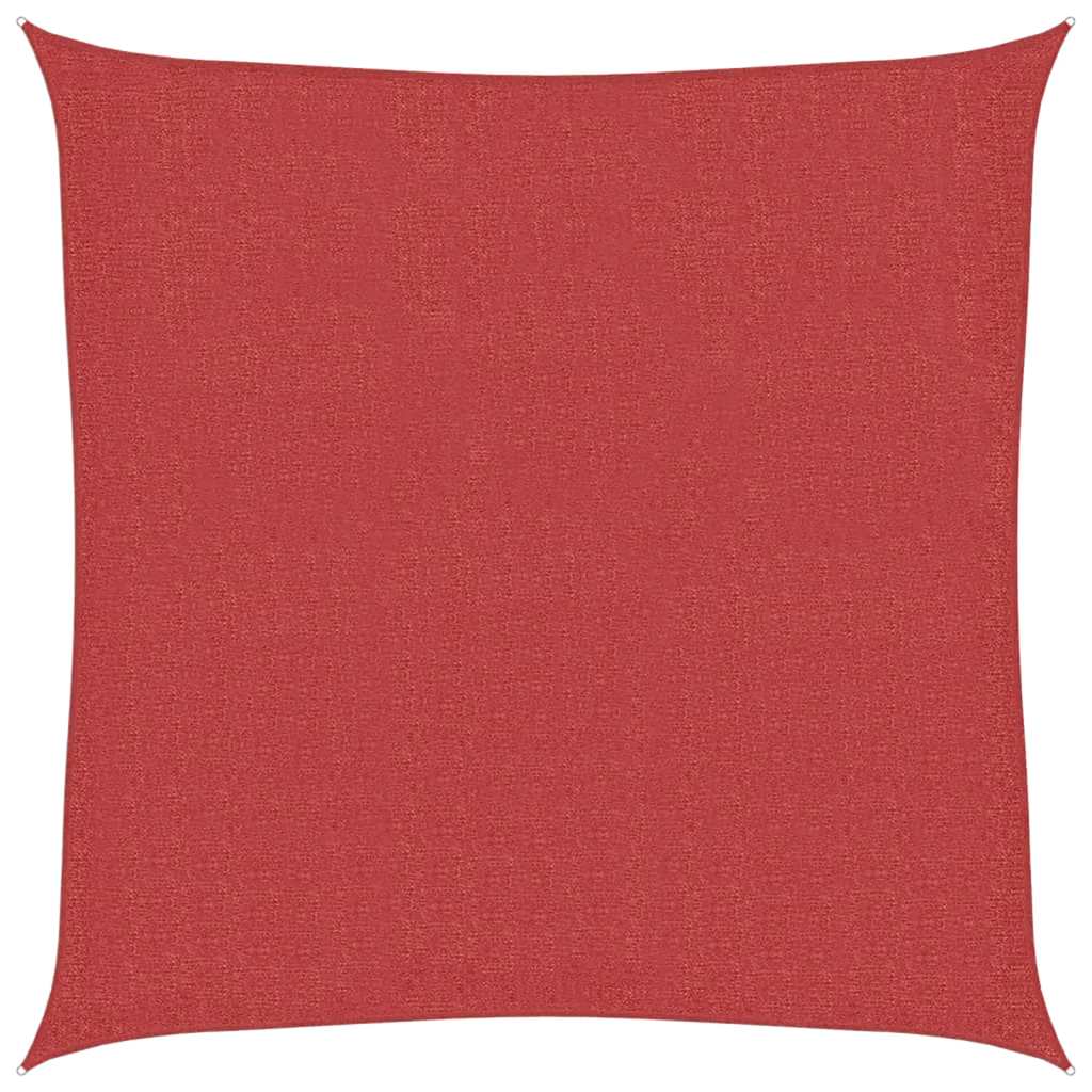 Vidaxl Zonnezeil 160 g m² 2x2 M HDPE -Rot