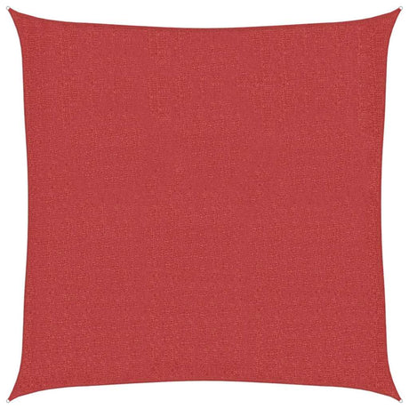 Vidaxl Zonnezeil 160 g m² 3,6 x 3,6 M HDPE -Rot