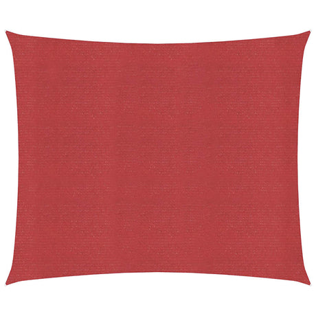 Vidaxl Zonnezeil 160 g m² 4x4 M HDPE -Rot