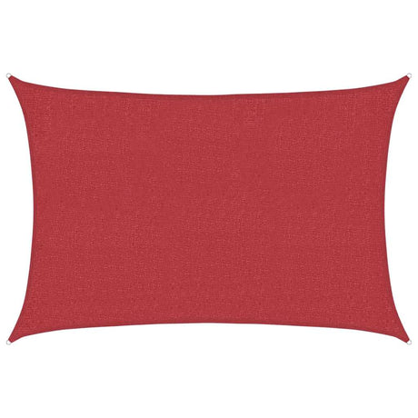 Vidaxl Zonnezeil 160 g m² 2x2,5 M HDPE -Rot