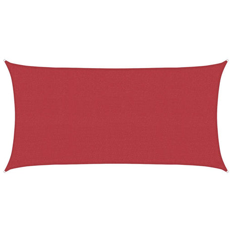 Vidaxl Zonnezeil 160 g m² 2x3,5 M HDPE -Rot
