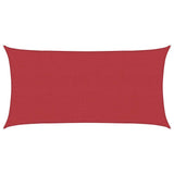 Vidaxl Zonnezeil 160 g m² 2x3,5 M HDPE -Rot