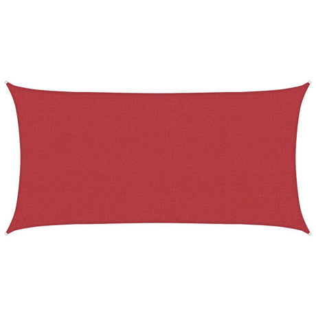 Vidaxl Zonnezeil 160 g m² 2x3,5 M HDPE -Rot