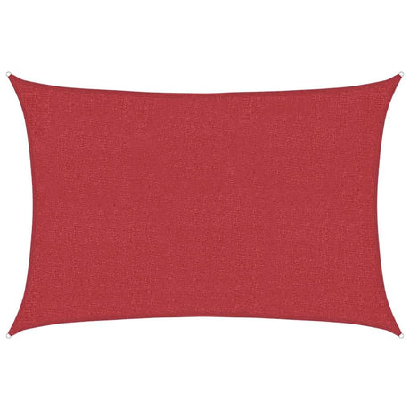 Vidaxl Zonnezeil 160 g m² 3x4,5 M HDPE -Rot
