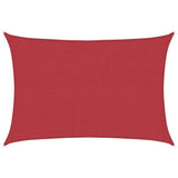 Vidaxl Zonnezeil 160 g m² 3,5 x 4,5 M HDPE -Rot