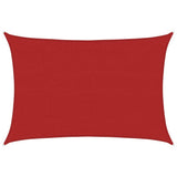 Vidaxl Zonnezeil 160 g m² 4x6 M HDPE -Rot