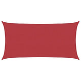 Vidaxl Zonnezeil 160 g m² 4x7 M HDPE -Rot