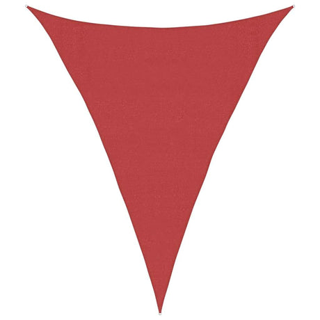 Vidaxl zonnezeil 160 g m² 3x4x4 m hdpe rood