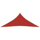 Vidaxl Zonnezeil 160 g m² 5x6x6 M HDPE -Rot
