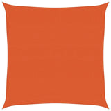 Vidaxl Zonnezeil 160 g m² Quadrat 4x4 M HDPE Oranje