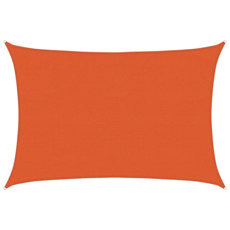 Vidaxl Zonnezeil 160 g m² rechteckig 4x5 M HDPE Oranje