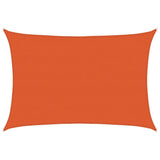 Vidaxl Zonnezeil 160 g m² rechteckig 5x7 M HDPE Oranje