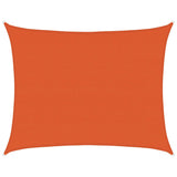 Vidaxl zonnezeil 160 g m² rechthoekig 6x7 m hdpe oranje