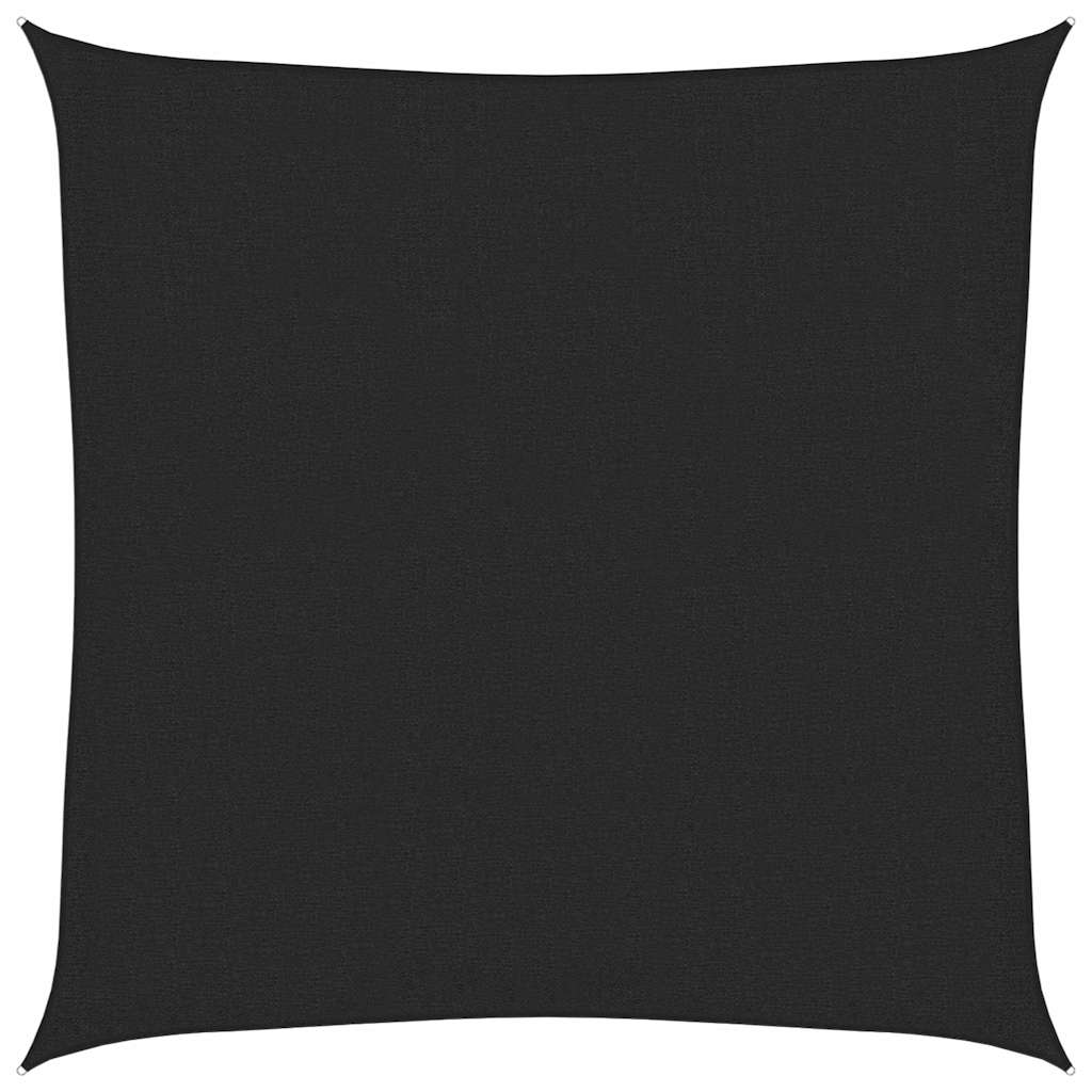 Vidaxl Zonnezeil 160 g m² 2x2 M HDPE Schwarz