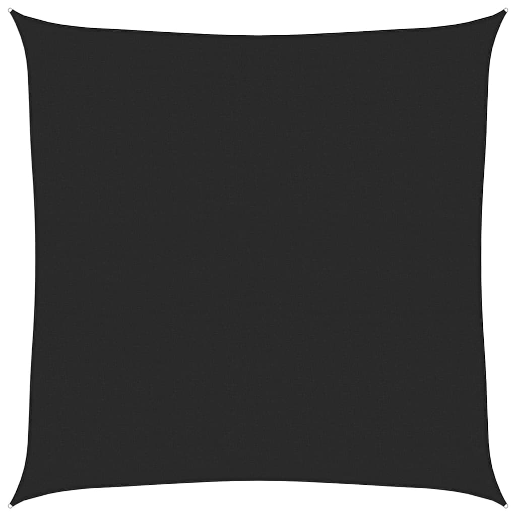 Vidaxl Zonnezeil 160 g m² 4x4 M HDPE Schwarz