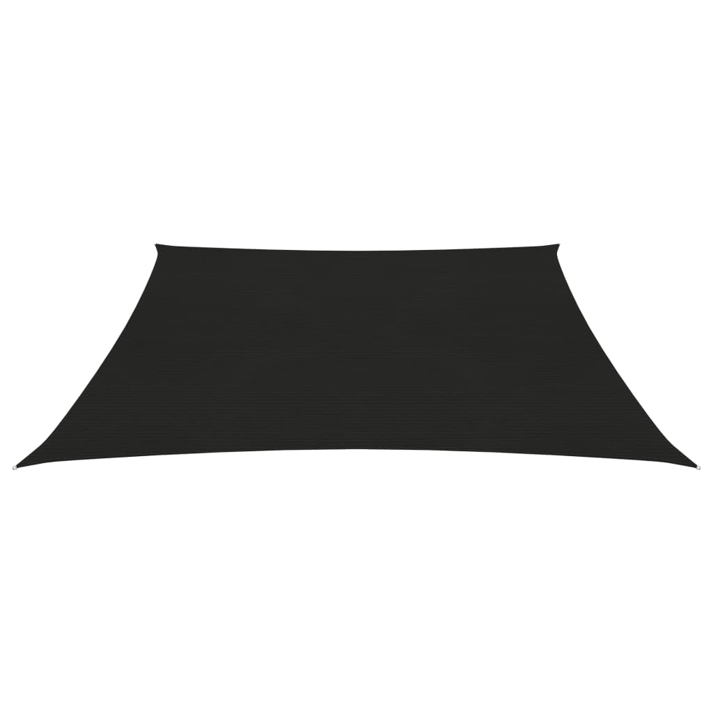 Vidaxl Zonnezeil 160 g m² 6x6 M HDPE Schwarz