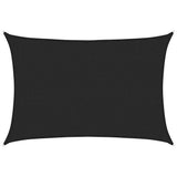Vidaxl Zonnezeil 160 g m² 2x2,5 M HDPE Schwarz