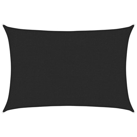 Vidaxl Zonnezeil 160 g m² 2x2,5 M HDPE Schwarz
