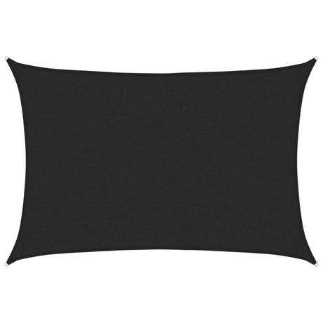 Vidaxl Zonnezeil 160 g m² 2,5 x 4 M HDPE Schwarz