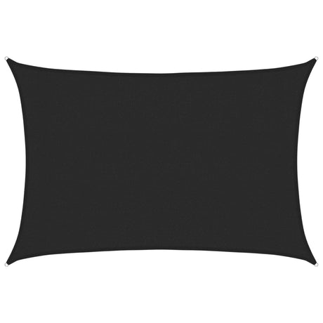 Vidaxl Zonnezeil 160 g m² 3x4,5 M HDPE Schwarz