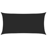Vidaxl Zonnezeil 160 g m² 3x6 M HDPE Schwarz