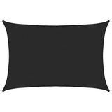 Vidaxl Zonnezeil 160 g m² 4x5 M HDPE Schwarz