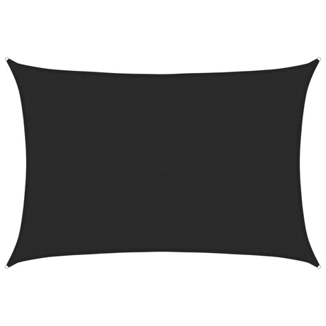 Vidaxl Zonnezeil 160 g m² 4x5 M HDPE Schwarz