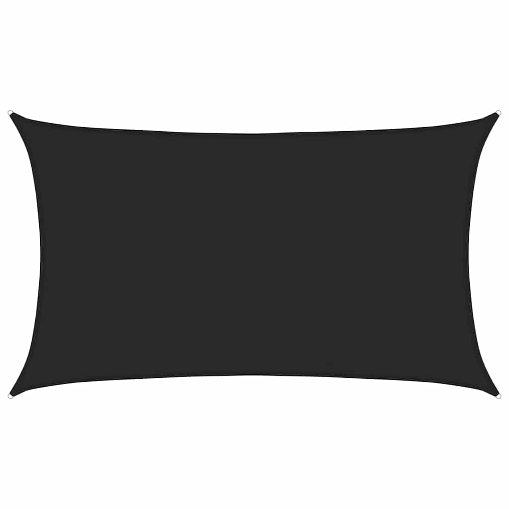 Vidaxl Zonnezeil 160 g m² 5x8 M HDPE Schwarz