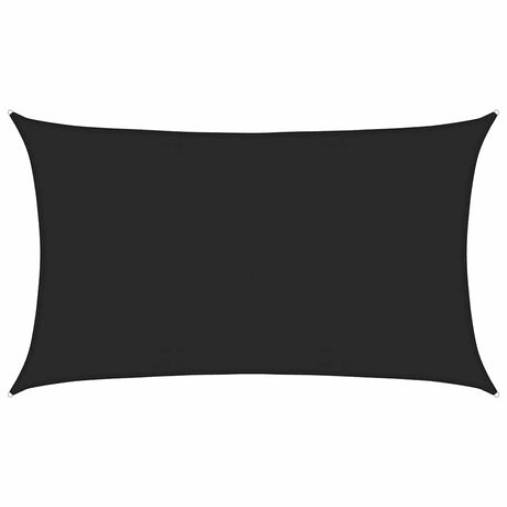 Vidaxl Zonnezeil 160 g m² 5x8 M HDPE Schwarz