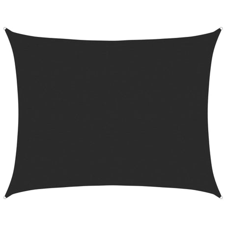 Vidaxl Zonnezeil 160 g m² rechteckig 6x8 M HDPE Schwarz