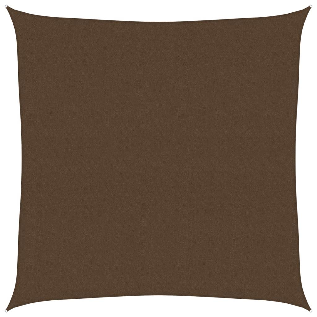 Vidaxl Zonnezeil 160 g m² 5x5 M HDPE -Braun