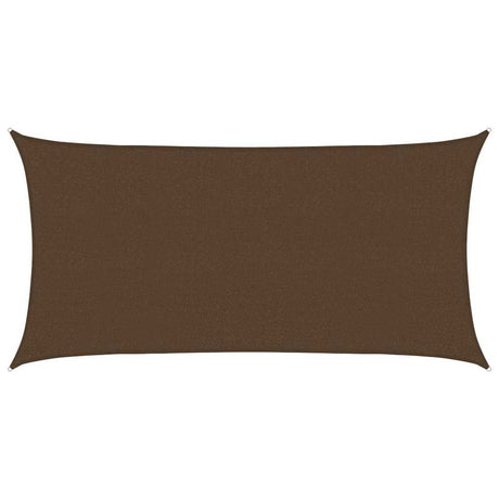 Vidaxl Zonnezeil 160 g m² 2x3,5 M HDPE -Braun