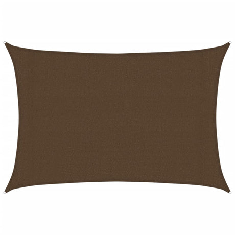 Vidaxl Zonnezeil 160 g m² 3x5 M HDPE -Braun