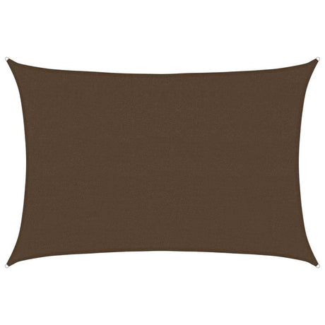 Vidaxl Zonnezeil 160 g m² 4x5 M HDPE -Braun