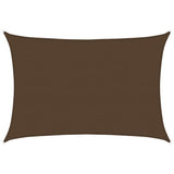 Vidaxl Zonnezeil 160 g m² 5x7 m HDPE Brown