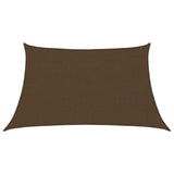 Vidaxl Zonnezeil 160 g m² 3 4x2 M HDPE -Braun