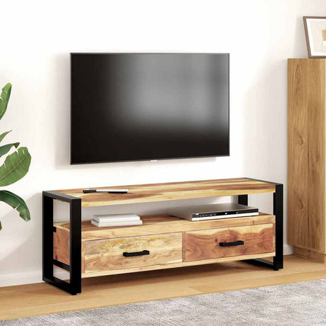 Vidaxl tv-meubel 120x35x45 cm hout met honingkleurige afwerking