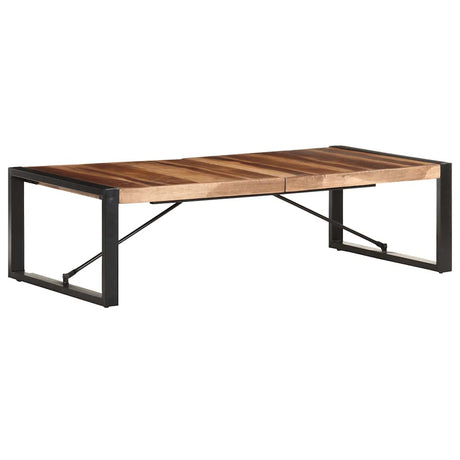 Vidaxl salontafel 140x70x40 cm massief hout