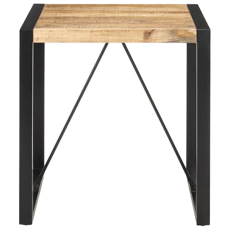 Vidaxl eettafel 70x70x75 cm massief ruw mangohout