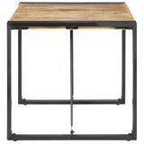 Vidaxl eettafel 80x80x75 cm ruw mangohout