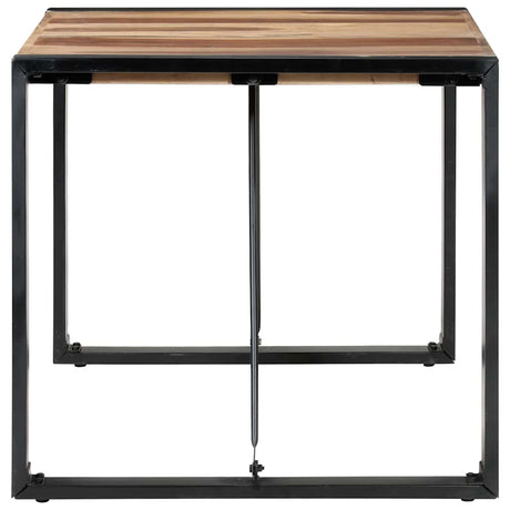 Vidaxl eettafel 80x80x75 cm massief hout