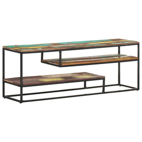 Vidaxl tv-meubel 130x30x45 cm massief gerecycled hout