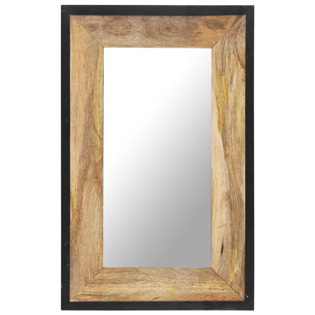 VidaXL Spiegel 80x50 cm massives Mangoholz