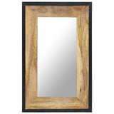 VidaXL Spiegel 80x50 cm massives Mangoholz