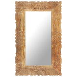 VidaXL Spiegel 80x50 cm massives Mangoholz
